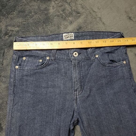 Naked and Famous - Raw Denim - Silk - The Skinny Silk Blend Denim - Size 28 - Picture 9 of 16